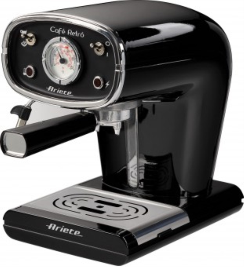 ARIETE Ariete Cafè Retrò macchina da caffè in polvere e in cialda 900 W nero